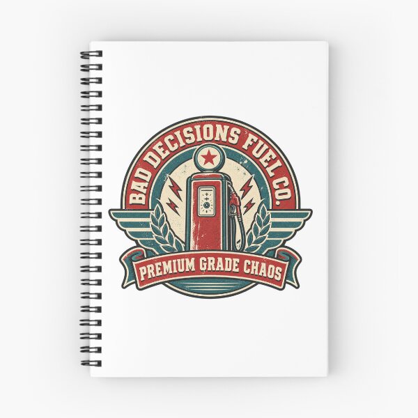 Item preview, Bad Decisions Fuel Co. Parody Logo Tee designed and sold by Inkworksbyshery.