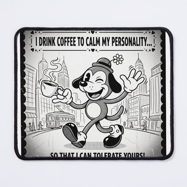Item preview, Coffee Lover Dog designed and sold by PrintsToLove.