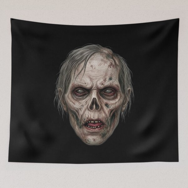 Item preview, Creepy zombie head designed and sold by ReneMM.
