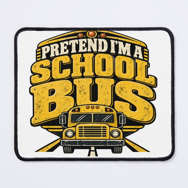 Item preview, Pretend I'm A School Bus Lazy Halloween Costume Funny designed and sold by OUICHA.