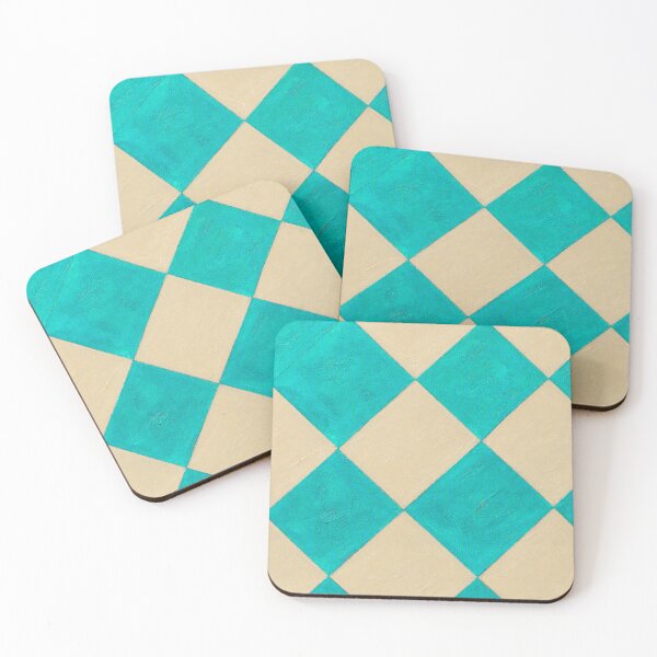 Item preview, Teal Harlequin designed and sold by lifeinspired4u.