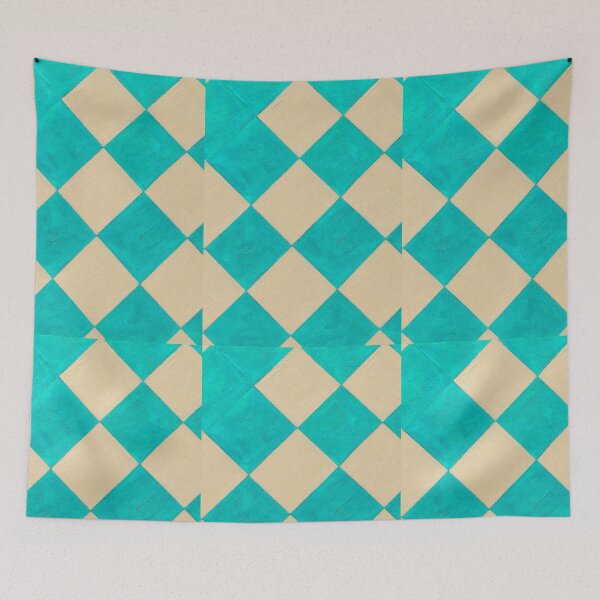 Item preview, Teal Harlequin designed and sold by lifeinspired4u.