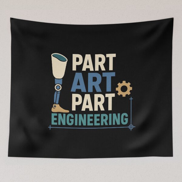 Item preview, Part Art Part Engineering Prosthetist Gift designed and sold by DreamLayerStudio.
