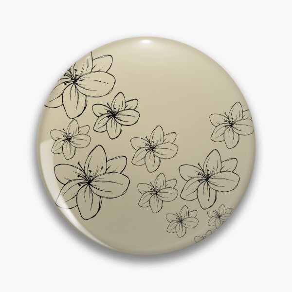 Item preview, flowers in a minimalist pattern designed and sold by moonart7lunas.