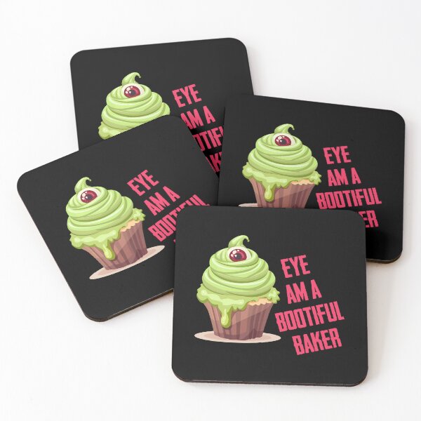 Item preview, …Bootiful Baker (Pink on Black) designed and sold by PawsitiveMum3.
