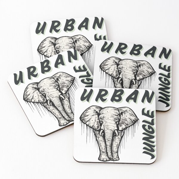 Item preview, Urban Jungle – Bold Elephant Street Art designed and sold by SidneiSampaioStudio.