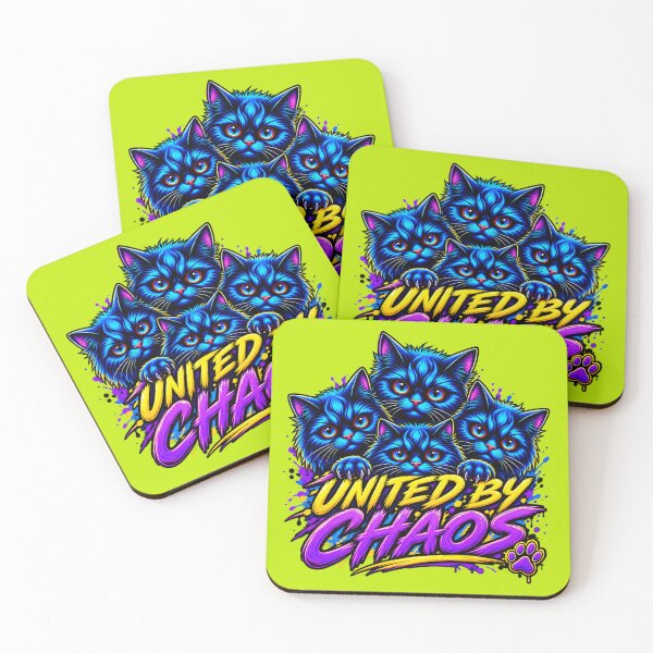 Item preview, United by Chaos — Blue Cat Squad designed and sold by flashARTstudio.