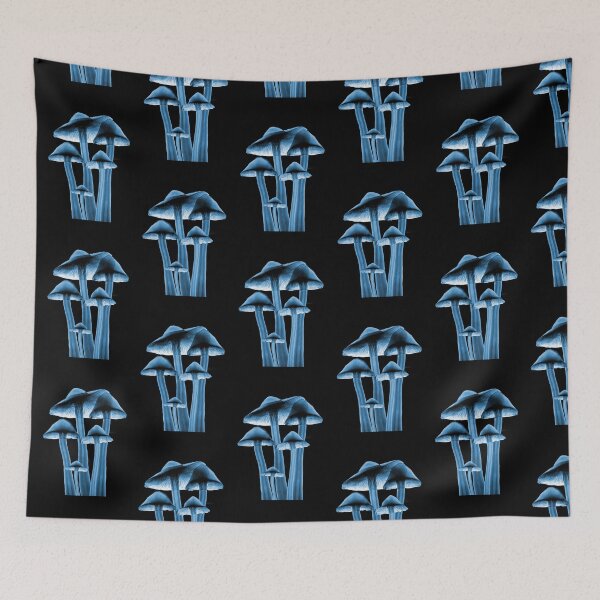 Item preview, Bioluminescent Mushrooms designed and sold by YouAreHereArt.