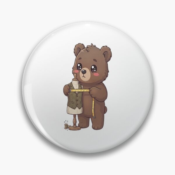 Item preview, Cute Bear Tailor Measuring Mannequin designed and sold by Ella_Sketch.