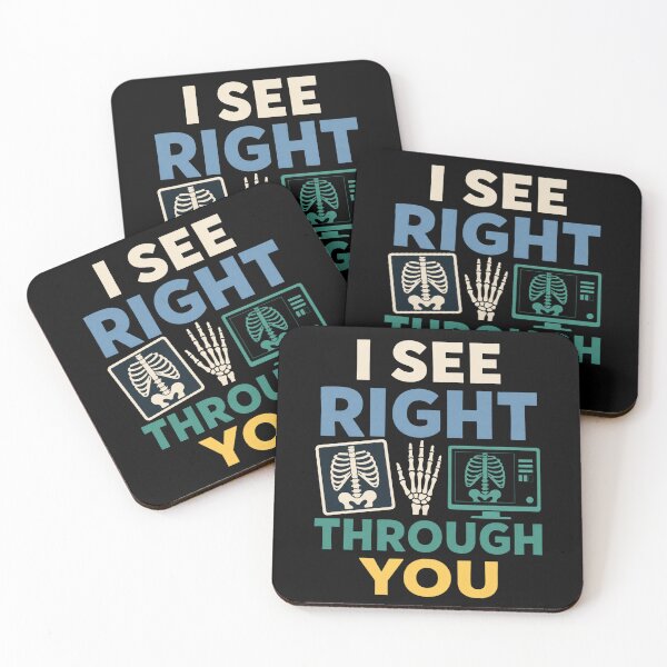 Item preview, I See Right Through You Funny Radiologic Technologist Gift designed and sold by DreamLayerStudio.