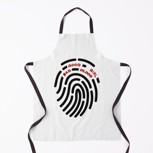 Item preview, Good Girl Bad Blood Fingerprint Red Text designed and sold by AmparoAlbertson.