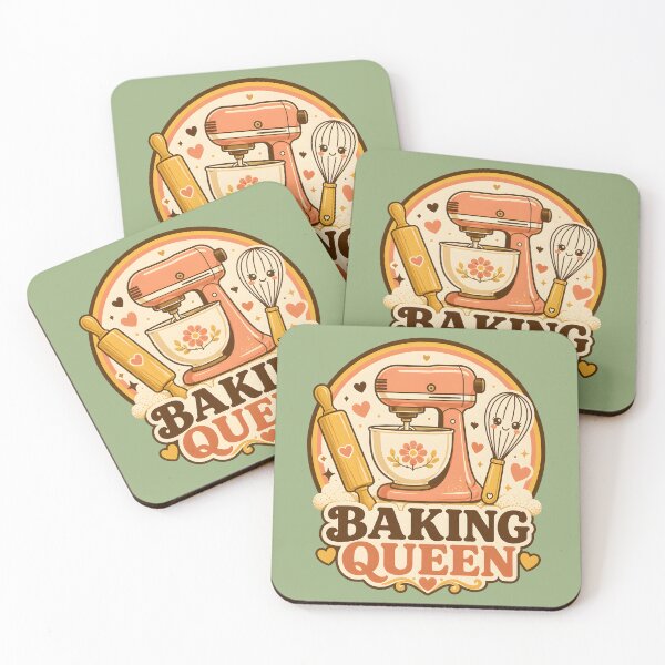 Item preview, Baking Queen Retro 70s Bakery Pastry Chef Club designed and sold by DoceVaga.