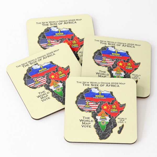 Item preview, THE NEW WORLD ORDER 2026 MAP - THE SIZE OF AFRICA  designed and sold by DBM Photo Art 1.