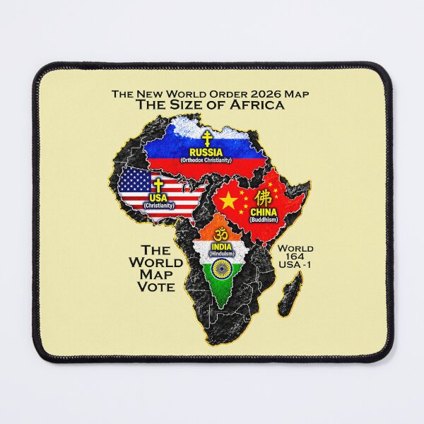 Item preview, THE NEW WORLD ORDER 2026 MAP - THE SIZE OF AFRICA  designed and sold by DBM Photo Art 1.