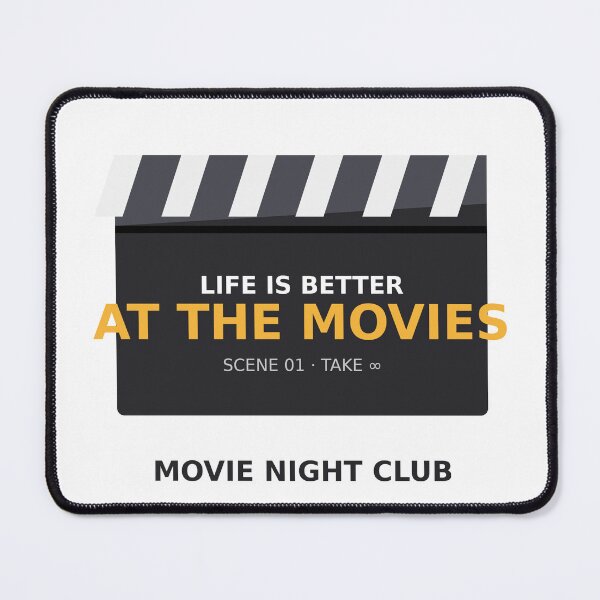 Item preview, Movie Night Club – Life Is Better at the Movies | Cinema Lover Gift designed and sold by 1DreamerShop.