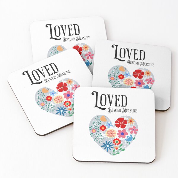 Item preview, Loved Beyond Measure Floral Heart designed and sold by Sachie's Studio.