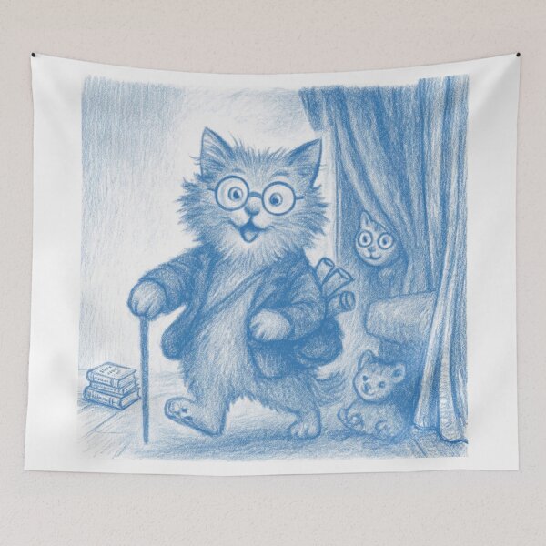Item preview, Professor Whiskering - Dramatic Mouse Historian - Fonulaseries designed and sold by Fonulaseries.