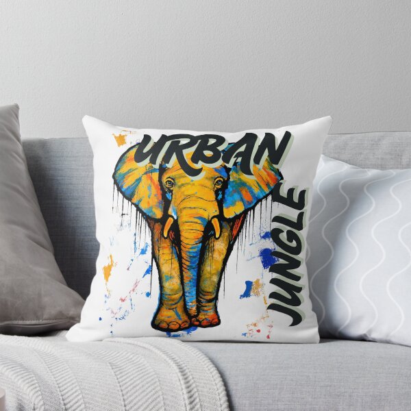 Item preview, Urban Jungle – Bold Elephant Street Art designed and sold by SidneiSampaioStudio.
