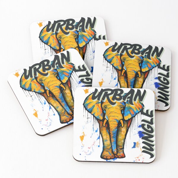 Item preview, Urban Jungle – Bold Elephant Street Art designed and sold by SidneiSampaioStudio.