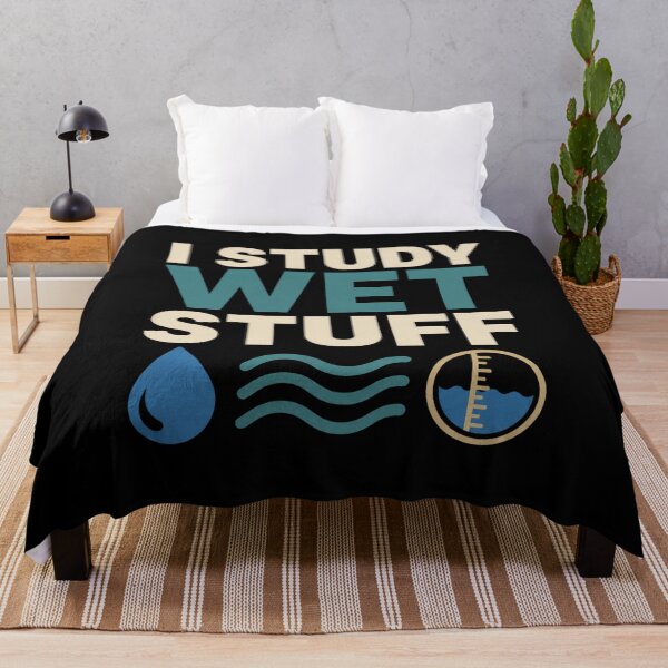 Item preview, I Study Wet Stuff Funny Hydrologist Hydrology Gift designed and sold by DreamLayerStudio.