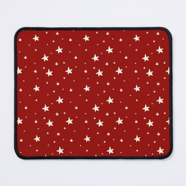 Item preview, Retro Indie Starry Night Indie Kid Vibe | Red and White Holiday Nordic Christmas Stars Pattern | Celestial Boho Sun Moon and Vintage Stars designed and sold by VivaFy.