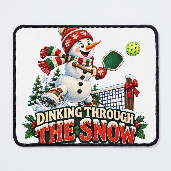 Item preview, Snowman Playing Pickleball Christmas Funny Holiday Sports designed and sold by OUICHA.