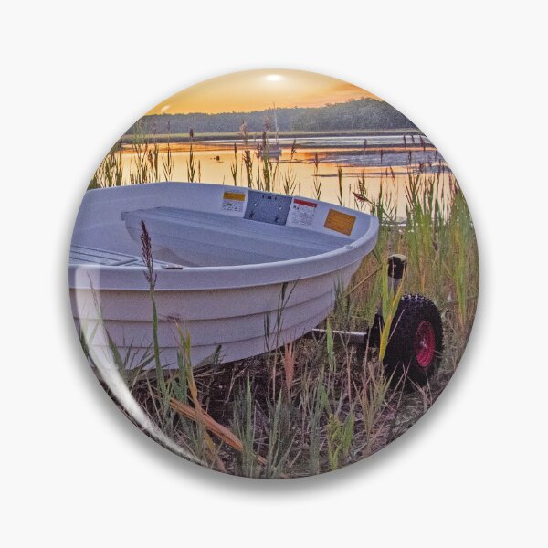 Item preview, Lone rowboat designed and sold by Ruth Curtis.