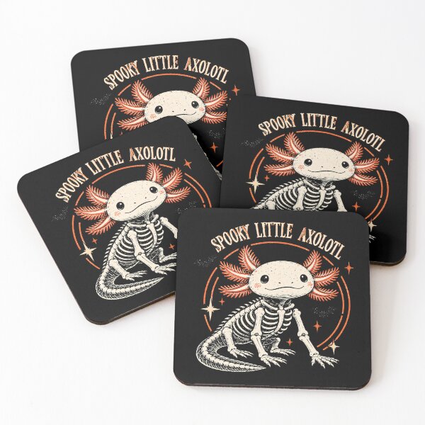 Item preview, Spooky Little Axolotl Skeleton Halloween, Cute Kawaii Skeleton Axolotl designed and sold by MAPDDesigns.