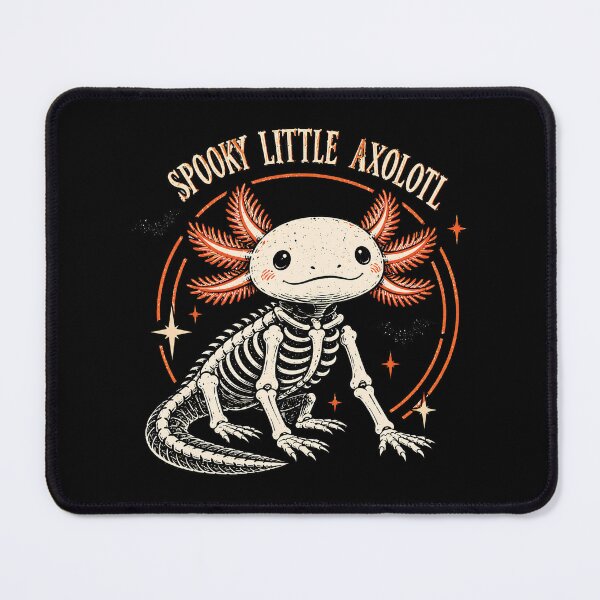 Item preview, Spooky Little Axolotl Skeleton Halloween, Cute Kawaii Skeleton Axolotl designed and sold by MAPDDesigns.