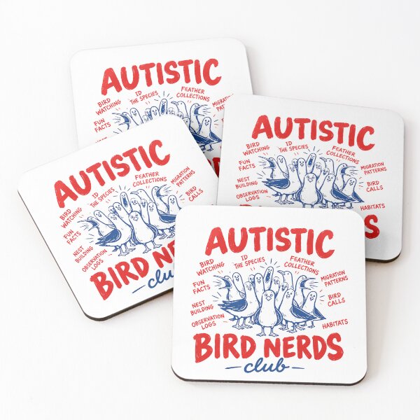 Item preview, Autistic Bird Nerds Club - Bird Watching Special Interest designed and sold by Neurospicy Trolls.