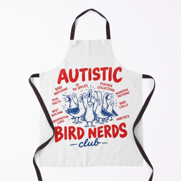 Item preview, Autistic Bird Nerds Club - Bird Watching Special Interest designed and sold by Neurospicy Trolls.