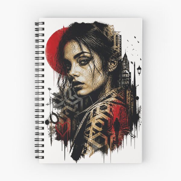 Item preview, Cyberpunk Woman City Street Art designed and sold by ERODED SELF.