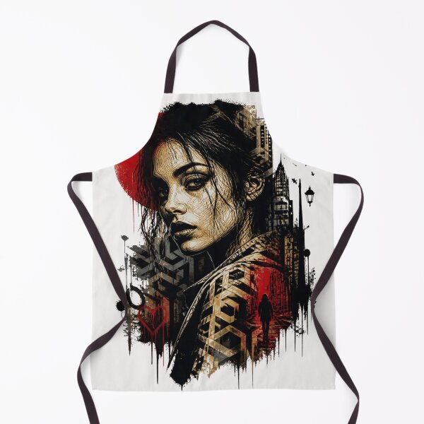 Item preview, Cyberpunk Woman City Street Art designed and sold by ERODED SELF.