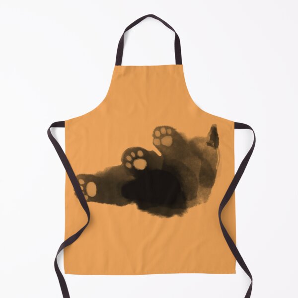 Item preview, Black kitten against orange background designed and sold by TNT-Atelier.