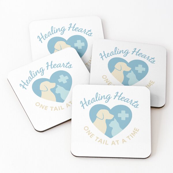 Item preview, Healing Hearts One Tail at a Time – Veterinary Love & Pet Care Design for Animal Lovers designed and sold by SoulThread Studio.