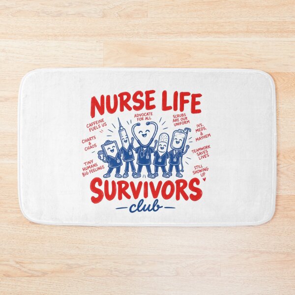 Item preview, Nurse Life Survivors Club - Funny Pediatric Nurse Squad designed and sold by Neurospicy Trolls.