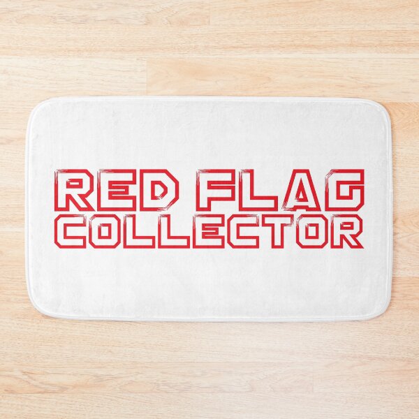 Item preview, Illustration with word red flag collector designed and sold by RizikCat.