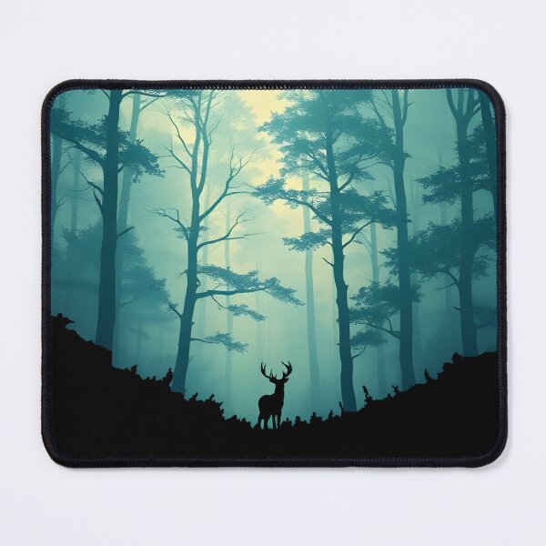 Item preview, Deer in the Forest - Woodland Nature T-Shirt designed and sold by CalebsInkPrints.