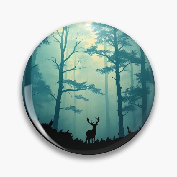 Item preview, Deer in the Forest - Woodland Nature T-Shirt designed and sold by CalebsInkPrints.