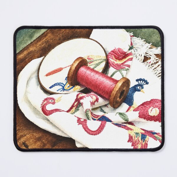 Item preview, Embroidery Hoop With Hand-Embroidered Needlework designed and sold by Susan Savad.