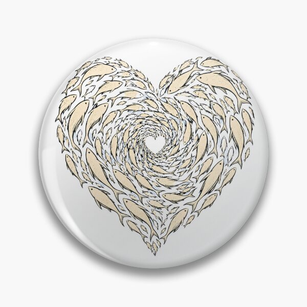 Item preview, School of Fish Spiral Ocean Marine Sea Life Art designed and sold by OUICHA.