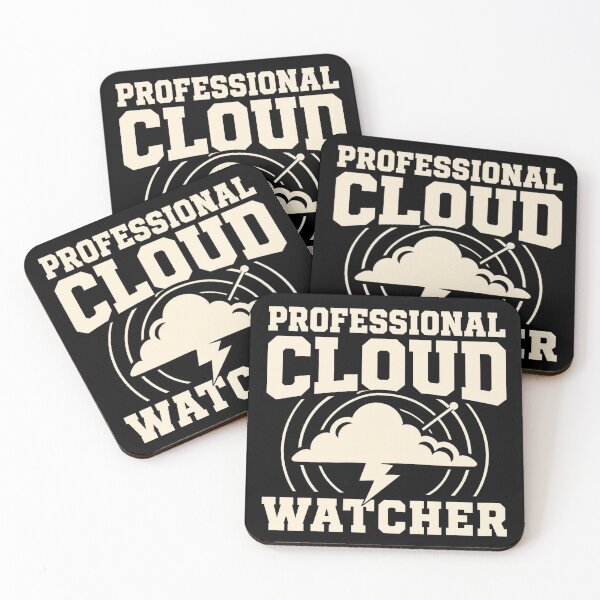 Item preview, Professional Cloud Watcher Funny Meteorologist Gift designed and sold by DreamLayerStudio.