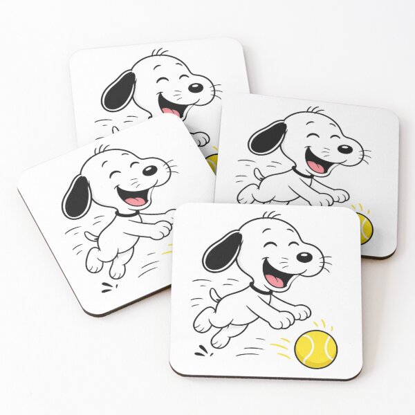 Item preview, Playful Puppy Chasing a Tennis Ball designed and sold by ExploreAura Studio.