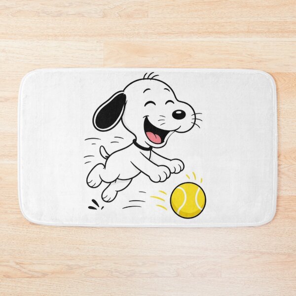 Item preview, Playful Puppy Chasing a Tennis Ball designed and sold by ExploreAura Studio.