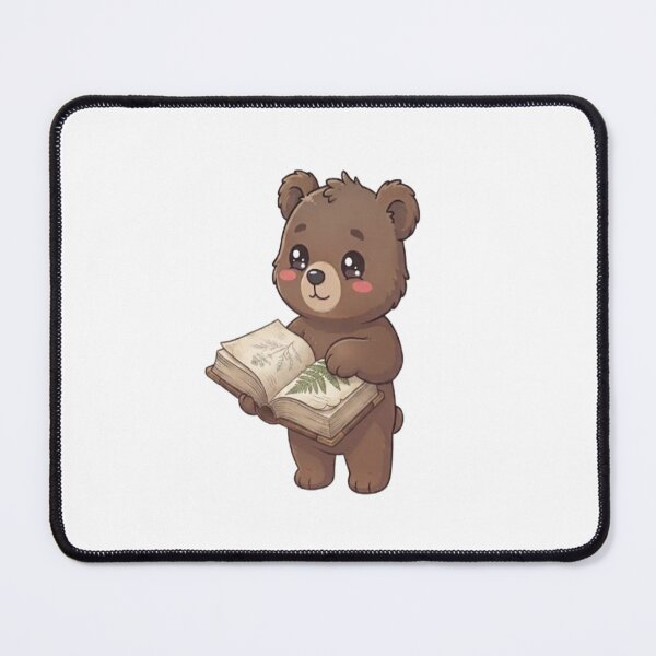 Item preview, Cute Bear Reading Botanical Book designed and sold by Ella_Sketch.