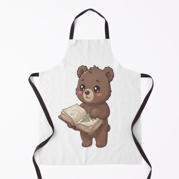 Item preview, Cute Bear Reading Botanical Book designed and sold by Ella_Sketch.
