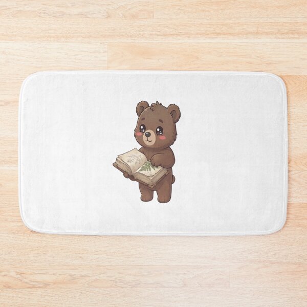 Item preview, Cute Bear Reading Botanical Book designed and sold by Ella_Sketch.