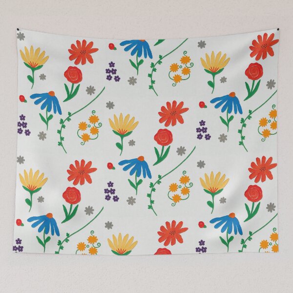 Item preview, Textured Patchwork Flowers designed and sold by MaisyTorrence.