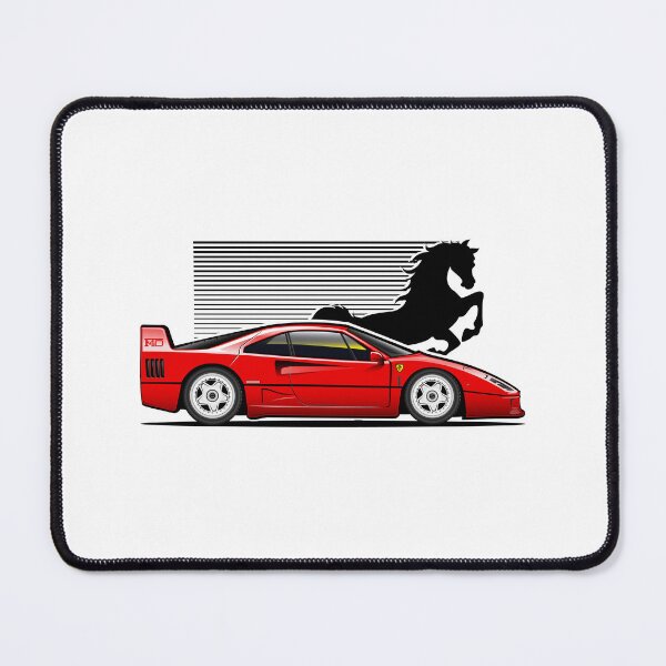 Item preview, Ferrari F 40 in Red Color with Cavallino Rampante Italian Super Car designed and sold by Juan-Art-22.