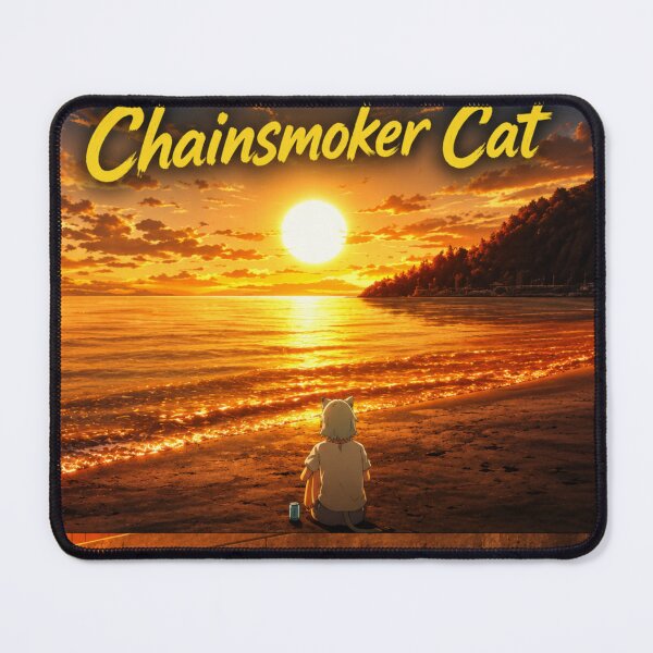 Item preview, Chainsmoker Cat designed and sold by mynarasolwy.